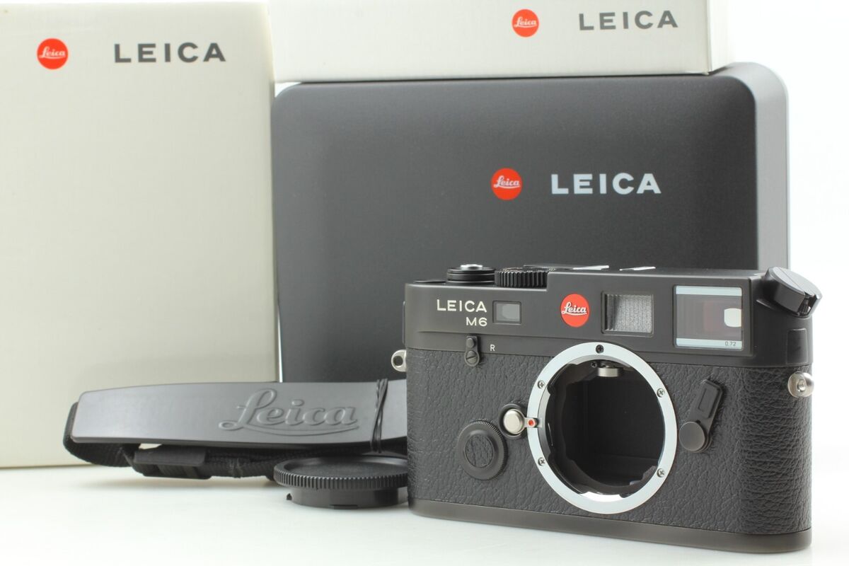 TOP MINT in Box】Leica M6 TTL 0.72 Black 35mm Rangefinder TOP MINT in Box】Leica M6 TTL 0.72 Black 35mm Rangefinder