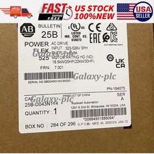 New Allen Bradley 25B-D043N114 AB 25BD043N114 PowerFlex 525 AC Drive US