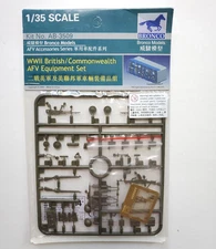 Bronco 1:35 WWII British/Commonwealth AFV Equipment Set Model Kit AB-3509