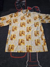 VINTAGE SOUTH POLE HIP HOP BUTTON UP SHIRT SIZE XL