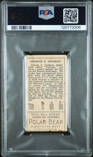 1911 George Graham T205 Gold Border - PSA 1.5 - Polar Bear - Freshly Graded - Image 2 of 2