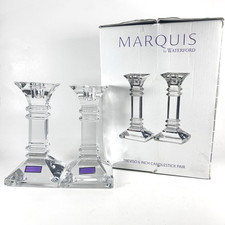 Marquis by Waterford Treviso Crystal Candlestick Pair 12in — listing 3