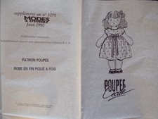 Patron De Couture Jupe Et Combinaison Poupée - Tailles 38 à 42 - Modes Et Travaux Mai 1990
