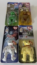 TY McDonalds Beanie Baby Erin Maple Britannia Glory the Bear 1999 FULL SET OF 4