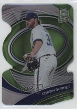 2021 Panini Spectra Neon Green Prizm Die-Cut 11/25 Corbin Burnes #97 17hc