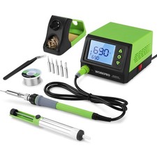 WORKPRO Soldering Station 60W Digital Display 5 Tips Precision Temp Electronic R