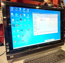 Rare Hp Touchsmart Iq815 26 All-in-one Pc Core 2 Duo T5850 4gb 640gb Geforc9300