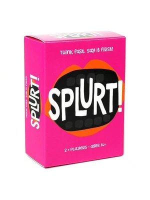 Splurt Gamewright The Think Fast, Say It Fast Card Game 2+ Players Age10+ Funny