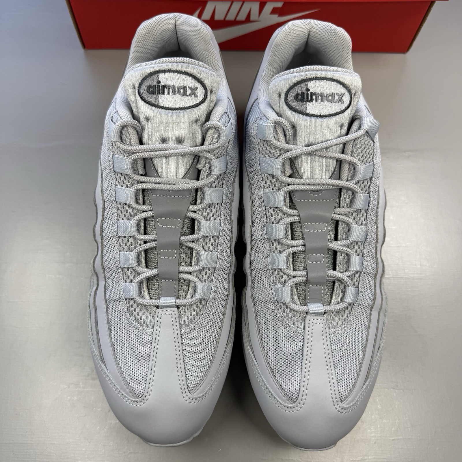 Size 11 - Nike Air Max 95 OG Big Bubble Wolf Grey Anthracite Trainers HM8755-002 image 2