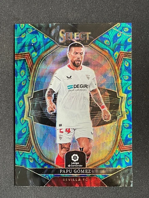 Papu Gomez 2022-23 Panini Select La Liga Terrace Peacock Prizm SSP #88
