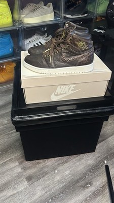 Jordan 1 High OG Pinnacle Baroque Brown Size 9.5 Men s Sample Pair!!!! OG Box