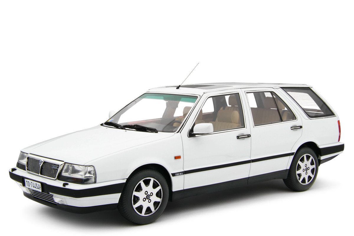Lancia Thema SW 1988 Échelle 1:18 Réplique Parfaite Miniature Voiture Familiale Bleue