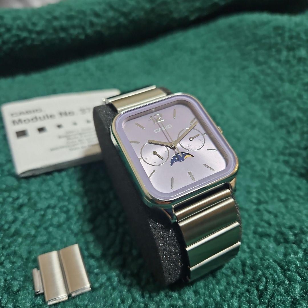 CASIO Standard Moon Phase Analog Men's Watch MTP-M305D-6AV Metal