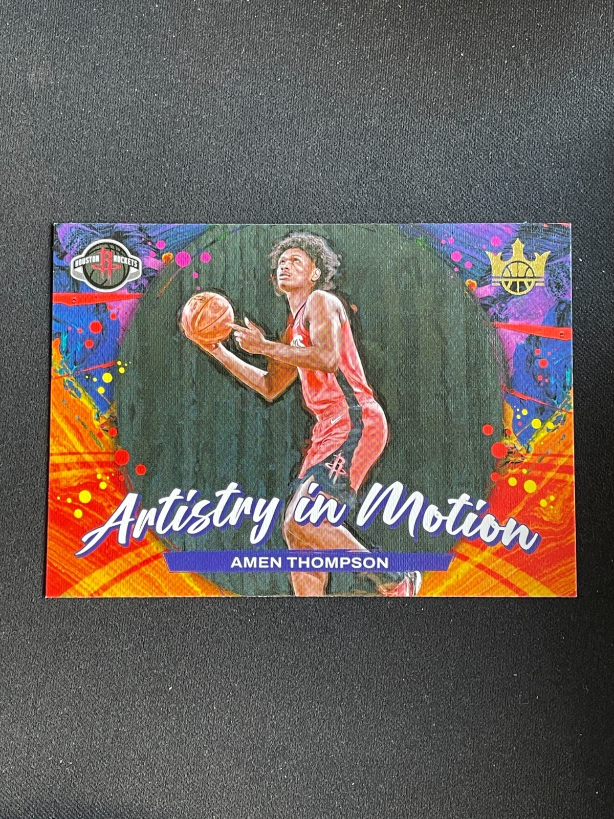 Amen Thompson 2023-24 Panini Court Kings RC Artistry in Motion #25