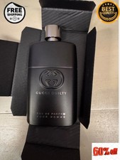 Gucci Guilty Eau de Parfum 90ml for Men – Warm Woody Aromatic Luxury Perfume Spr