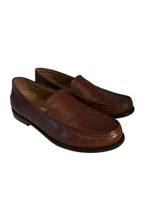 Cole Haan Pinch Maine Classics Brown Leather Handsewn Loafers Size 9 New W/O Box