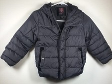 Swiss Tech Boys Gray XS 4/5 Long Sleeve Puffer Jacket