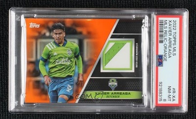 2022 Topps MLS Relics Orange 6/25 Xavier Arreaga #R-XA PSA 8 0vl1