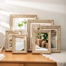 White Photo Frame Vintage Style with Multiple Size Options for Home Use