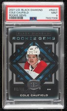 2021 Upper Deck Black Diamond Rookie Gems 362/399 Cole Caufield PSA 9 MINT 00d2