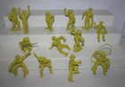 Vintage MARX ROY ROGERS WESTERN TOWN PLAYSET 60mm FIGURES Lot