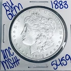 1883 BU UNCIRCULATED MORGAN SILVER DOLLAR AUTHENTIC U.S. MINT FREE SHIPPING 5459
