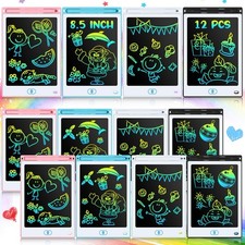 12 Pack LCD Writing for Party Favors Games, 8.5 Inch Educational Learning Bul...