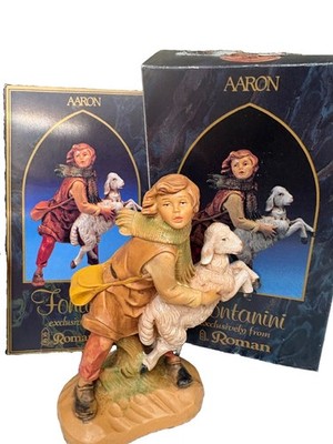 Fontanini Heirloom Nativity 5  Collection 1993 Aaron Shepherd #72563 EXCELLENT