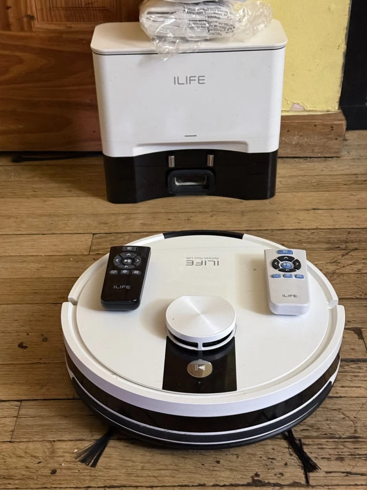 ILIFE A12 Pro Robot Aspirador y Fregona Combo, Estación AutoVaciado Foto 2 de 3