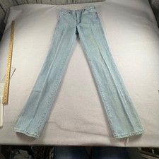 Vintage Wrangler 936CBH Jeans Mens 30x37 Light Wash Cowboy Cut Made in USA Denim