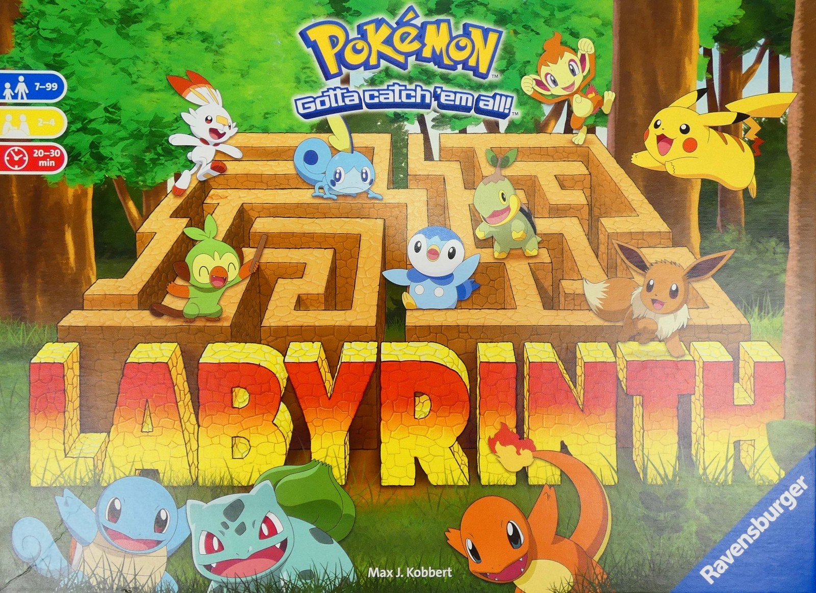 Ravensburger Pokemon Labyrinth Board Game - Pokémon - (7+) - Complete