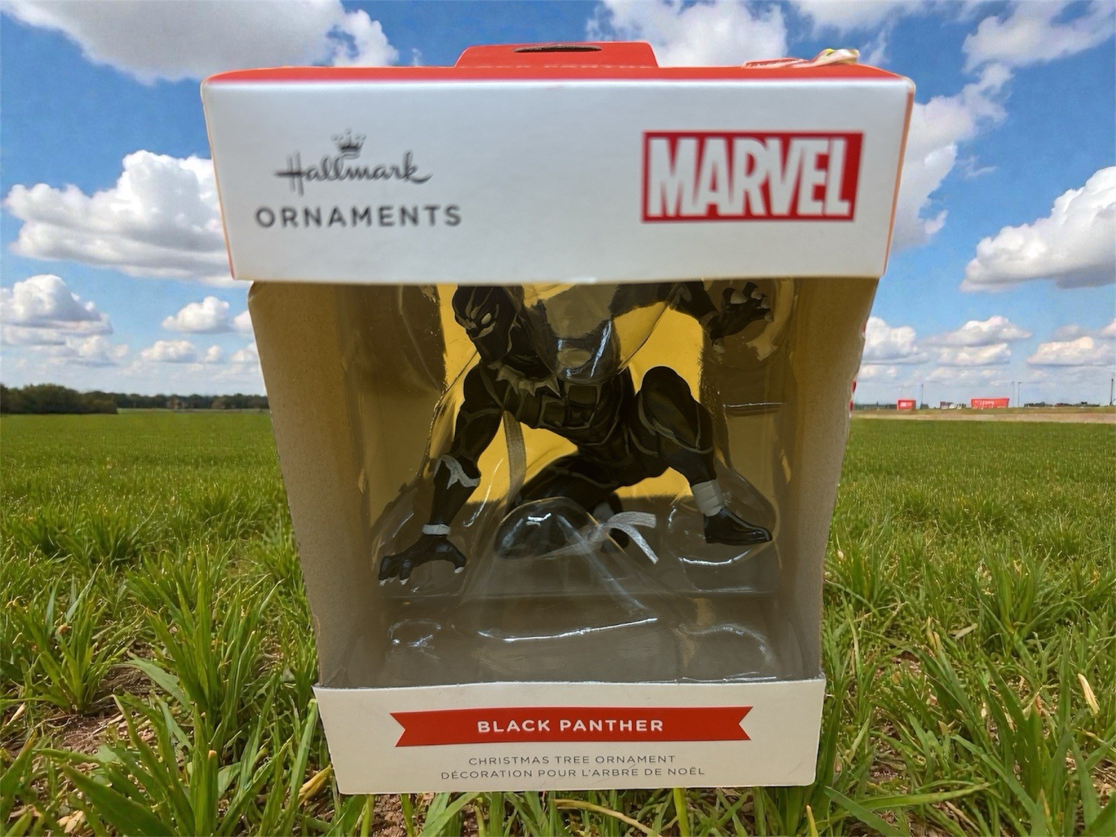 Hallmark Christmas Ornament, Marvel- Black panther New in Box