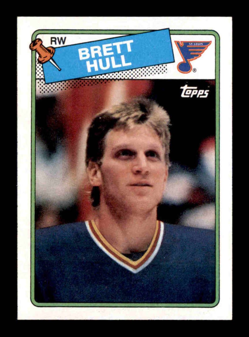 1988 Topps #66 Brett Hull DP RC NM+ X3630251