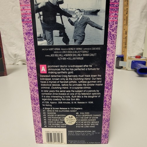 9 Classic Cliffhanger Collection VHS Double Tape Box Sets - Picture 5 of 20