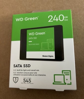 Western Digital WD Green SSD 240 GB 2.5 Zoll SATA + MYSPACE USB 3.0 Gehäuse 