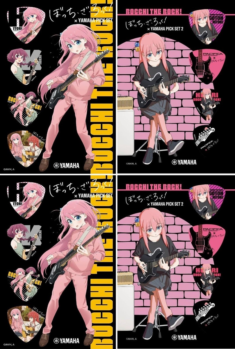 Anime BOCCHI THE ROCK! x YAMAHA PICK SET 1 & 2 Set New Guitar