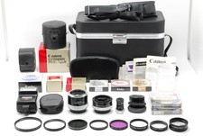Canon FD Accessories Lot Extender FD 2x-B Sunpak Flash Filters Case JAPAN