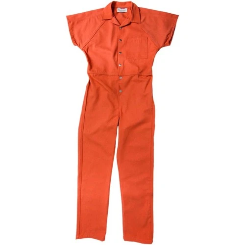 Genuine Bob Barker Prison Jail Inmate Orange Jumpsuit  XL (NEW)