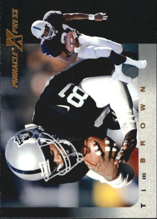 1997 Pinnacle X-Press #104 Tim Brown - FB