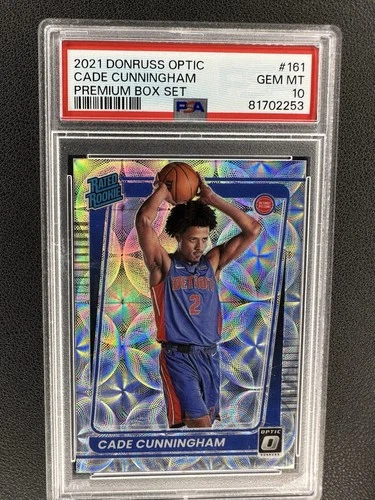 PSA 10 MINT 2021-22 Optic "CADE CUNNINGHAM" /249 Premium Box Set Scope ALL-STAR