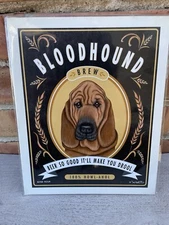🔥 Retro Pets • Krista Brooks •  Blood Hound Dog • 8x10 Print