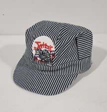 Fritz's Railroad Kansas City Child's Size Blue Stripe Snapback Hat Cap Made USA