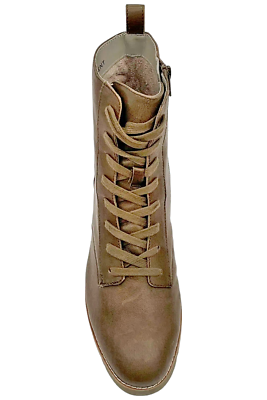 Vionic Tan Brown Leather Lace Up Boots Vionic Men main image 4