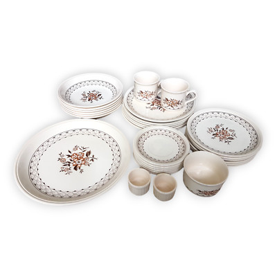 Biltons England Tableware Keramik Tafelgeschirr 30 teilig Teller Tasse Becher