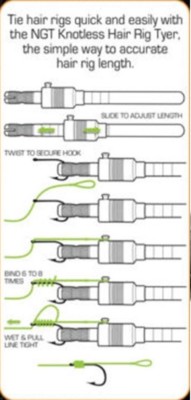 Knotless Knot How To Tie A Hair Rig For Carp Tying Carp Rigs