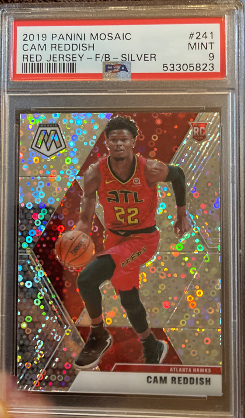 2019 Panini Mosaic CAM REDDISH Fast Break SILVER #241 PSA 9 MINT Rookie
