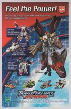 Transformers Armada 2002 PRINT AD mini-con toy action figures robots Hasbro page