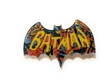 1960s Classic Batman Acrylic Pin Badge - Cosplay Retro adam west collectible USA