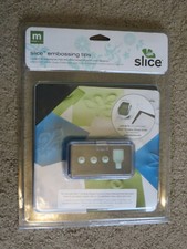 EXCELLENT Making Memories Slice Embossing Tips - includes mat, S M L tips,wrench