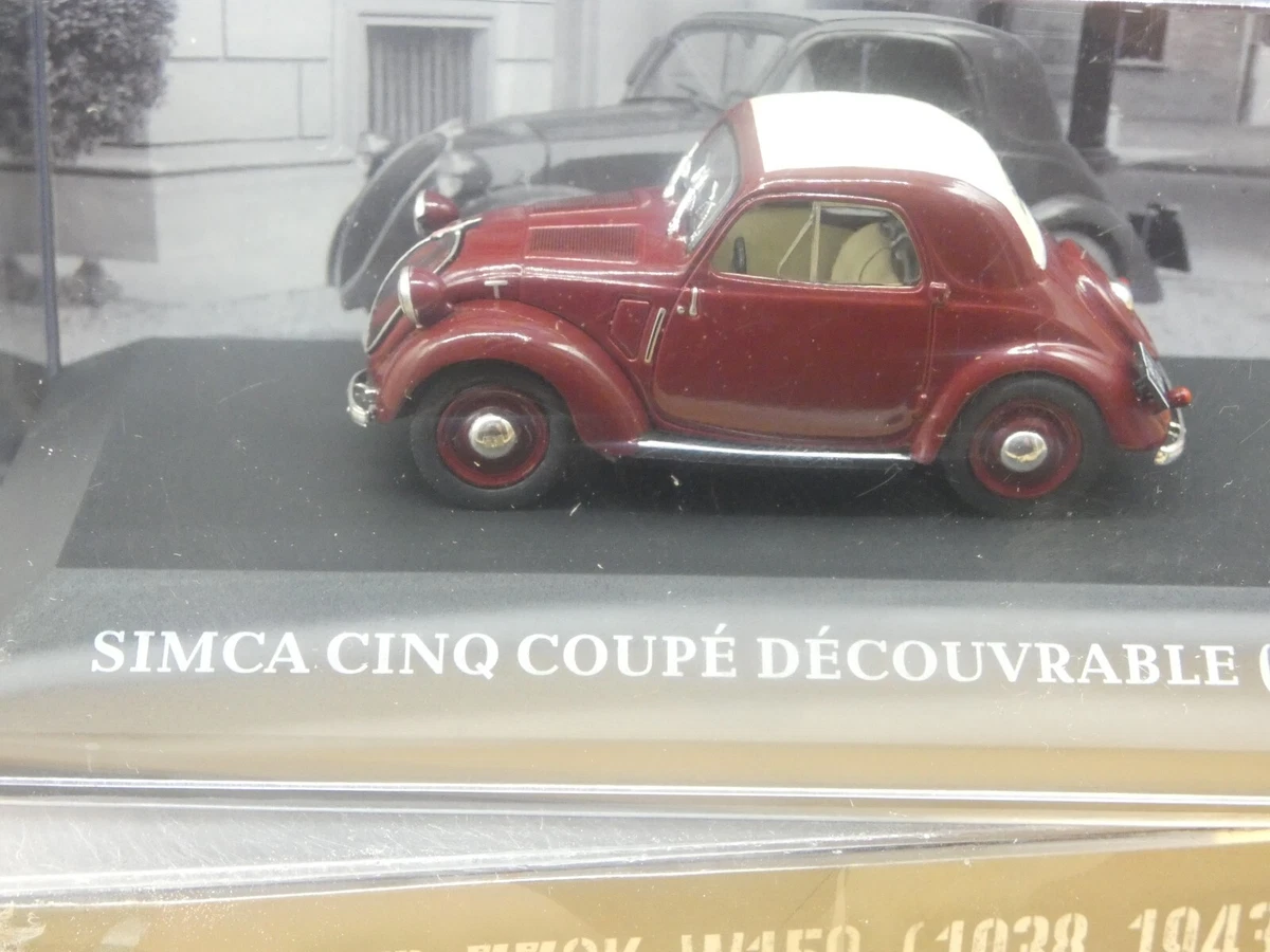 Miniature Simca 5 Coupé 1936 1/43 IXO - Neuve En Boîte D'origine, Collection Voitures D'Antan